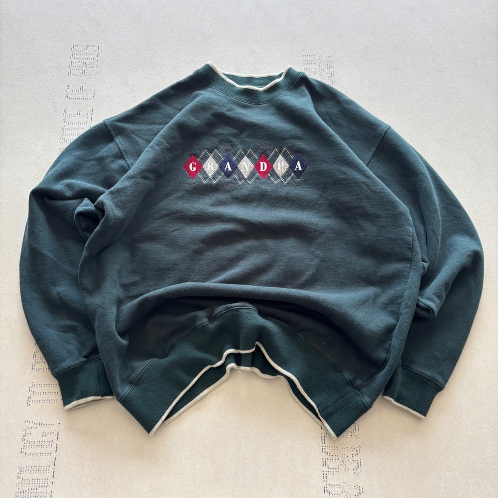Vintage‎ Forest green crewneck